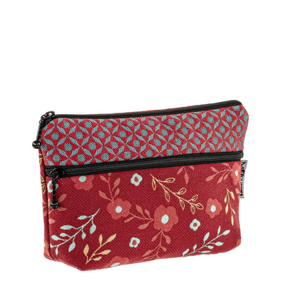 Cosmetic Bag Flora Red