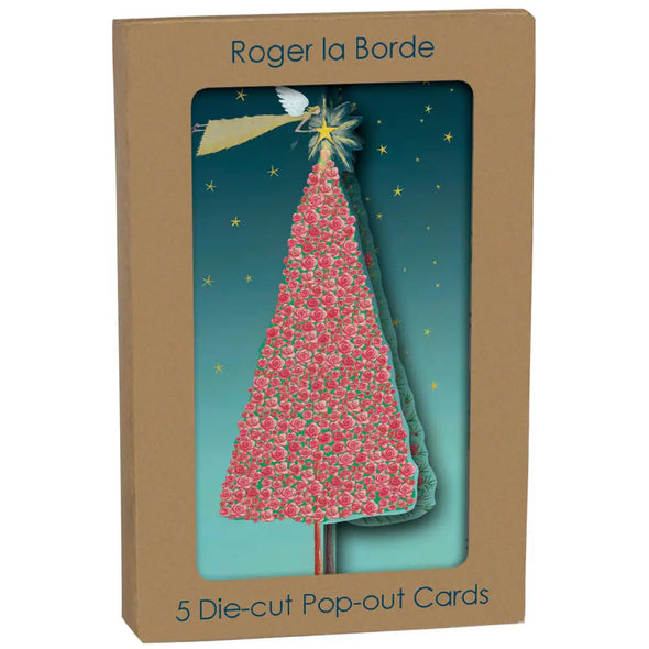Angels Flying Trees Tri-Fold Cards Pack of 5