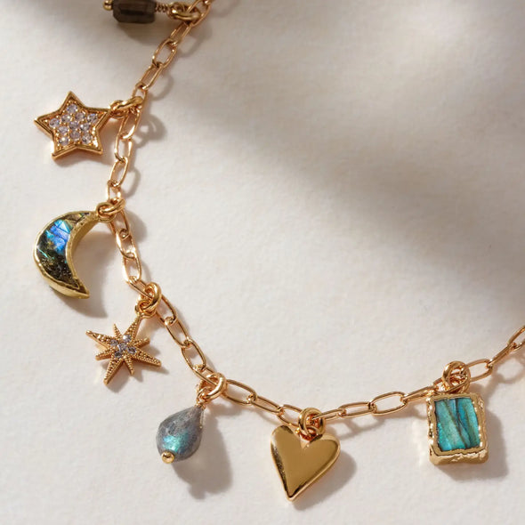 Lost in the Cosmos Charm Necklace