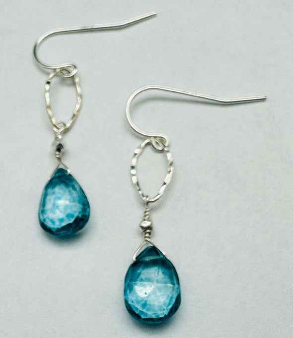 Blue Quartz Earrings