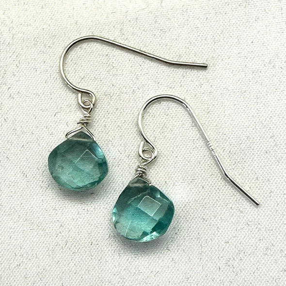 Blue/Green Quartz Earrings