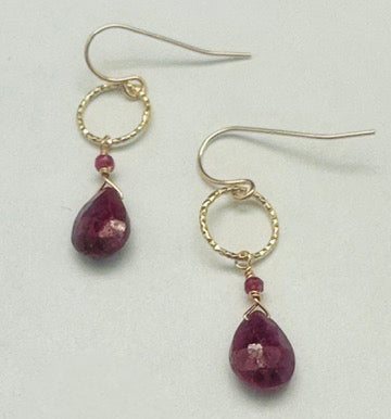 Ruby Earrings