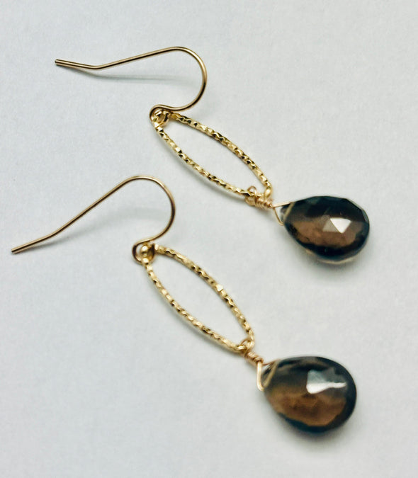 Smoky Quartz Earrings