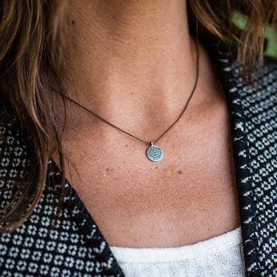 Eye of Protection Necklace in Espresso