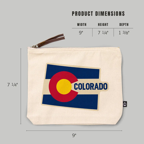 Go Bag Pouch Colorado State Flag