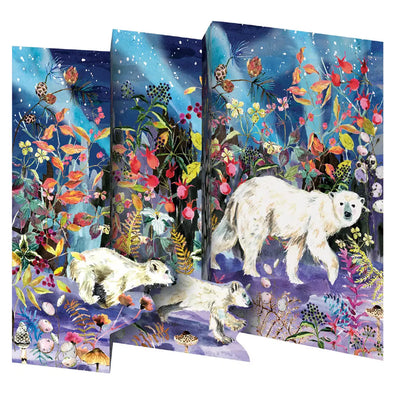 Aurora Bears Tri-Fold Cards Pack of 5