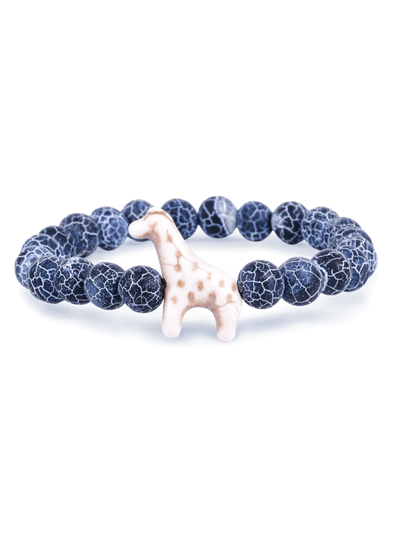 The Trek Bracelet - Giraffe River Blue
