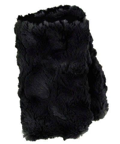 Reversible Fingerless Gloves in Espresso