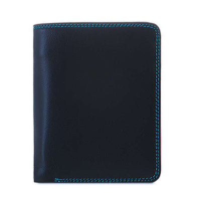 Medium Zip Wallet in Black Pace
