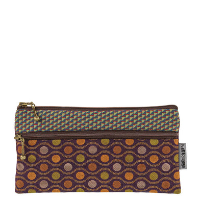 Heidi Wallet in Peacock Wine