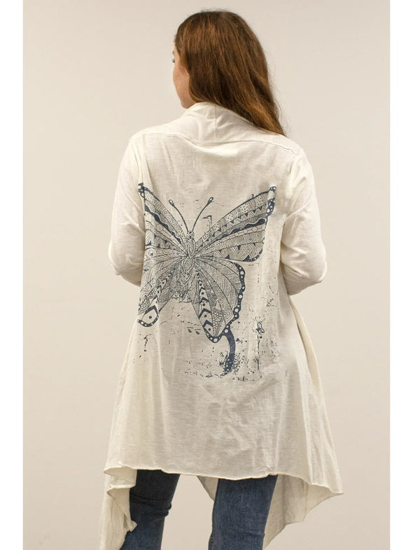 Rocco Knit Jacket in Ivory