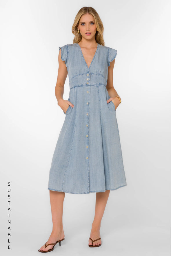 Jem Dress in Classic Indigo