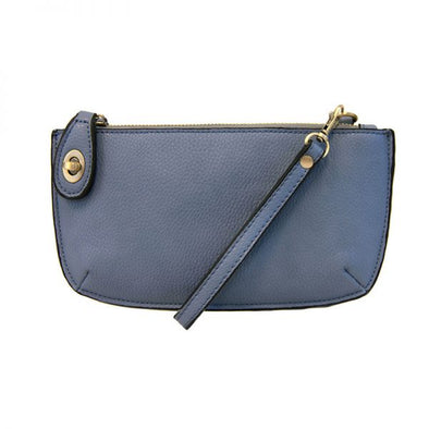 Mini Crossbody Wristlet Clutch in Periwinkle