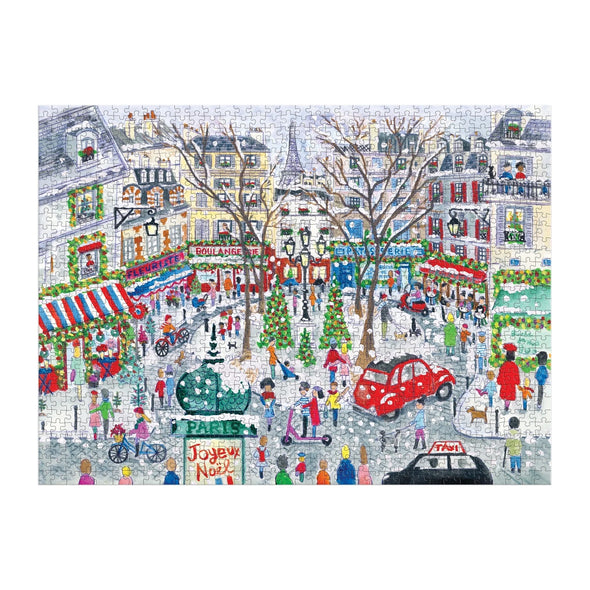 Christmas in Paris 1000 Piece Foil Puzzle