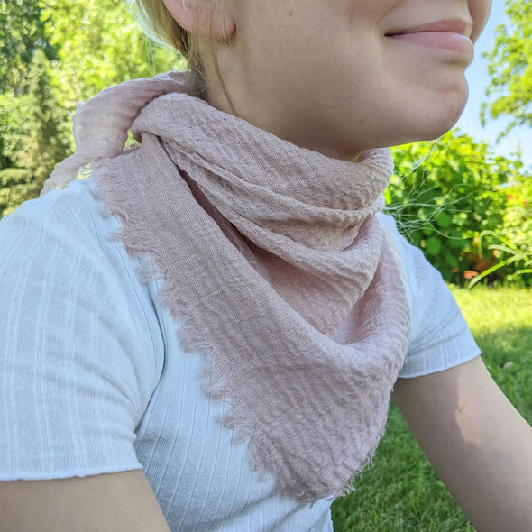 Gauze Scarf in Orchid
