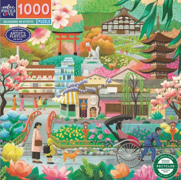 Seasons In Kyoto 1000 Piece Puzzle