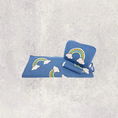 Travel Baby Kit in Rainbow Marine