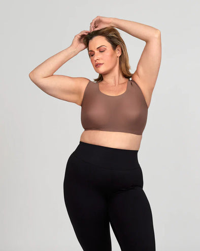 Scoop Camisole Bra in Mocha