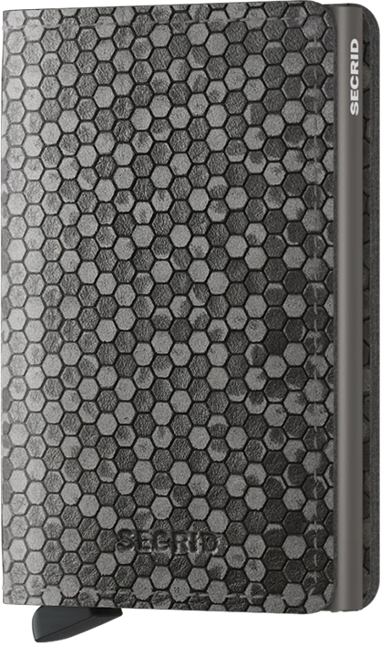 Slimwallet in Hexagon Grey