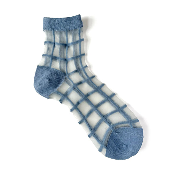 Steel Blue Naomi Socks