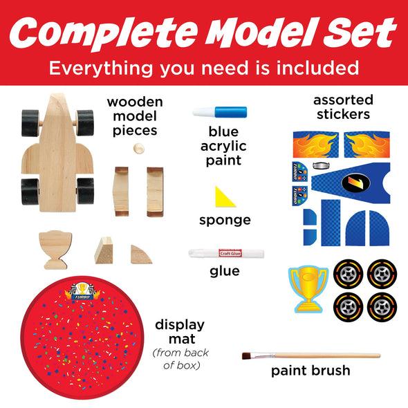 Wood Race Car Kit