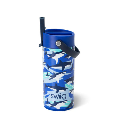 12oz Flip & Sip Tumbler in Shark Fin