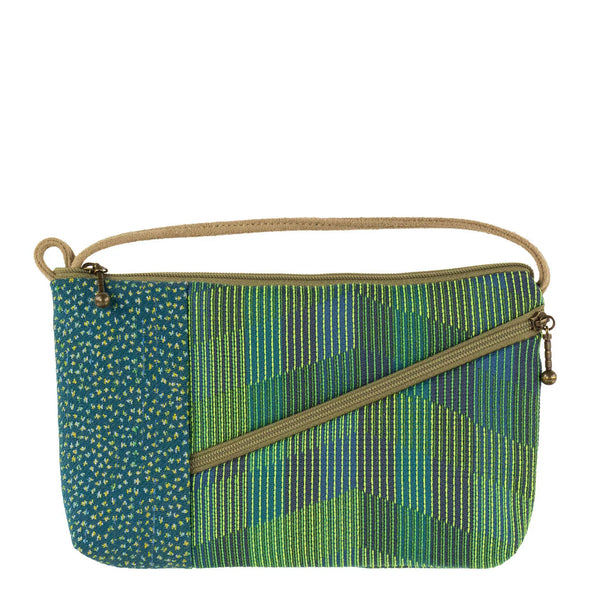 Tomboy Crossbody in Chevron Green