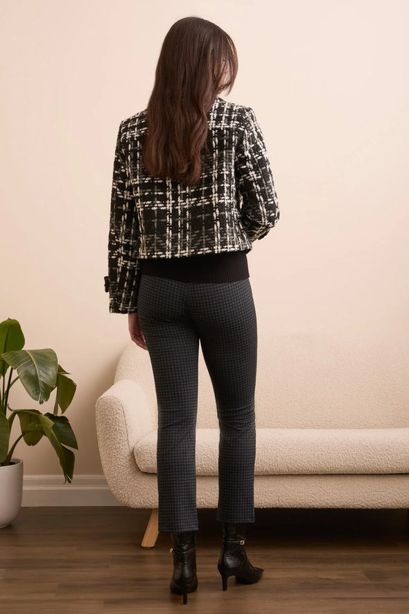 Tweed Boucle Blazer in Black