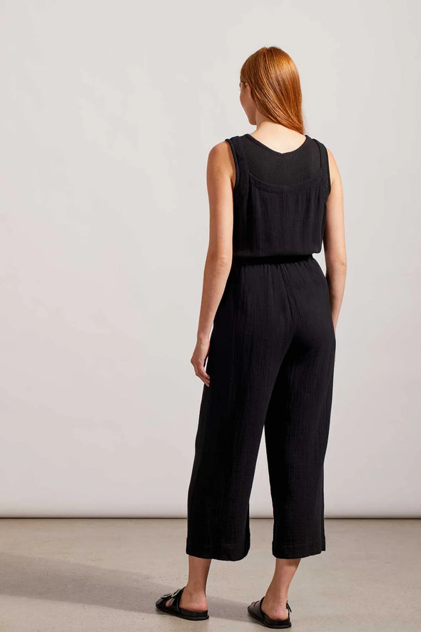 Black Gauze Jumpsuit