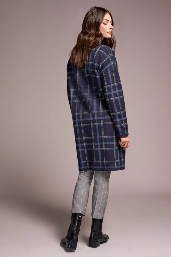 Double Knit Coatigan in Sapphire