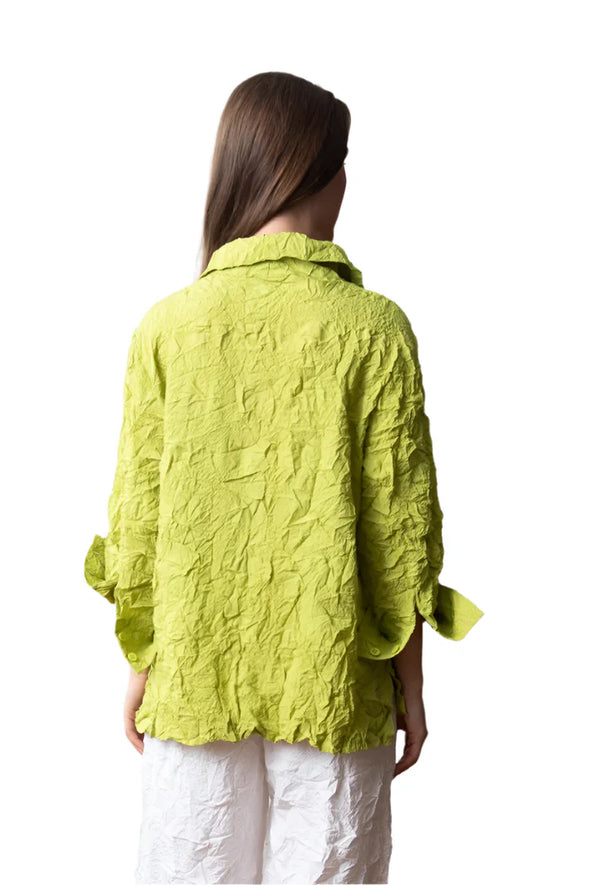 Crush Travel Jacket in Lime