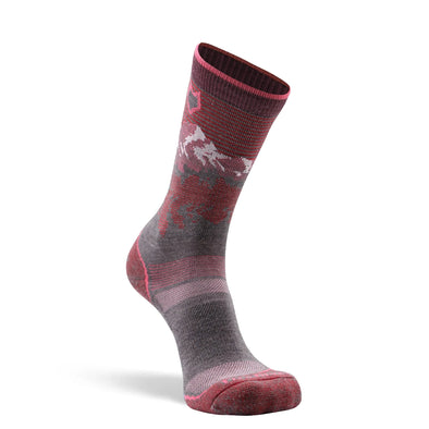 Krakatoa Lightweight Crew Hiking Sock in Pink