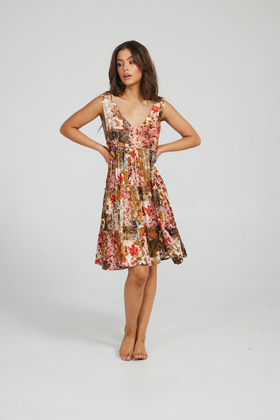 Lucky Charm Dress in Enchanted Patchwork