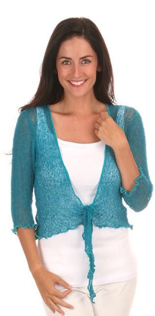 Popcorn Knit Shrug