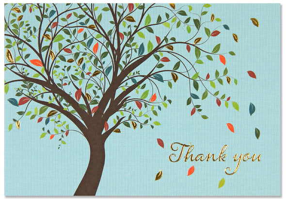 Tree of Life Thank You Notecards Set of 14
