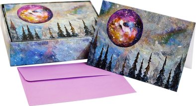 Mystic Moon Note Cards Set of 14