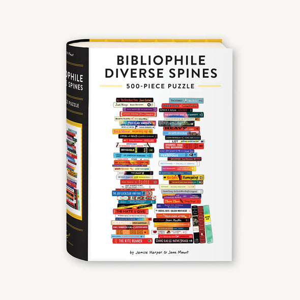 Bibliophile Diverse Spines 500-Piece Puzzle