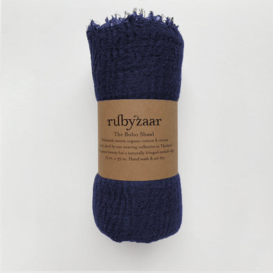 Boho Scarf in Cobalt
