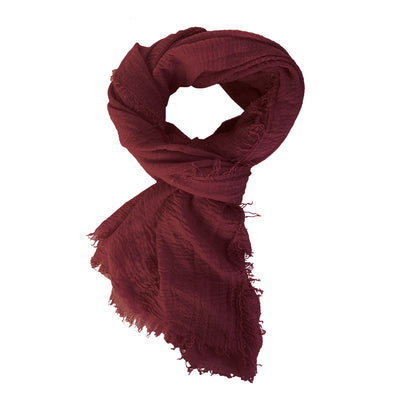 Boho Scarf in Oxblood
