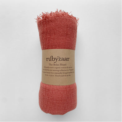 Boho Scarf in Terracotta