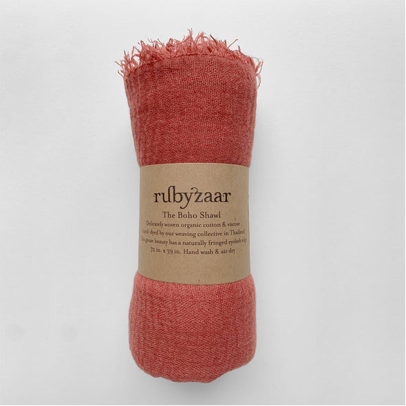 Boho Scarf in Terracotta