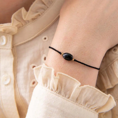 Gemstone Bracelet in Black Onyx