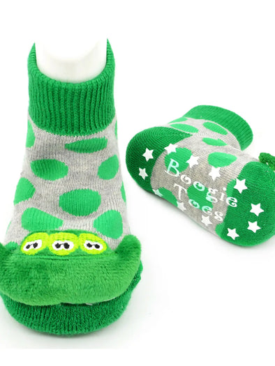 Green Peas Boogie Toes Rattle Socks 0-1Y