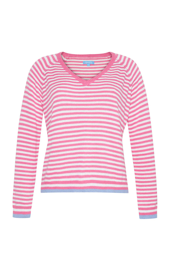 Ivy Sweater in Pink/Blue