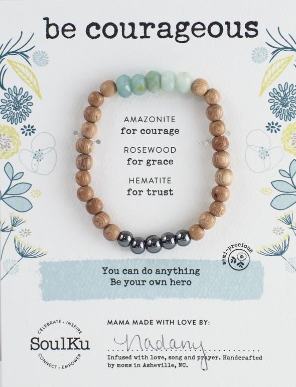 Amazonite Be Courageous Bracelet