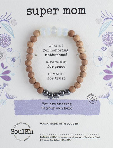 Opaline Crystal Super Mom Bracelet