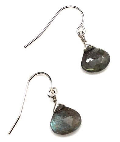 Labradorite Briolette Earrings