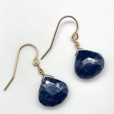 Lapis Briolette Earrings