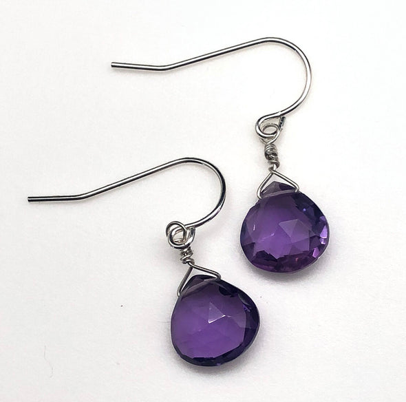 Purple Quartz Earrings