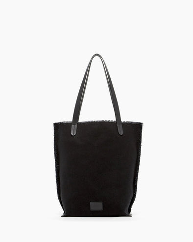 Hana Canvas Tote in Black